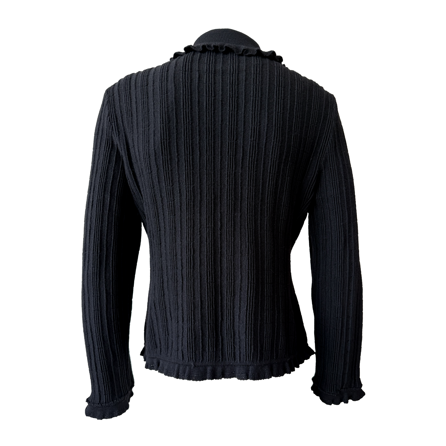 Givenchy by John Galliano AW 1996 Bow Ribbed Cardigan