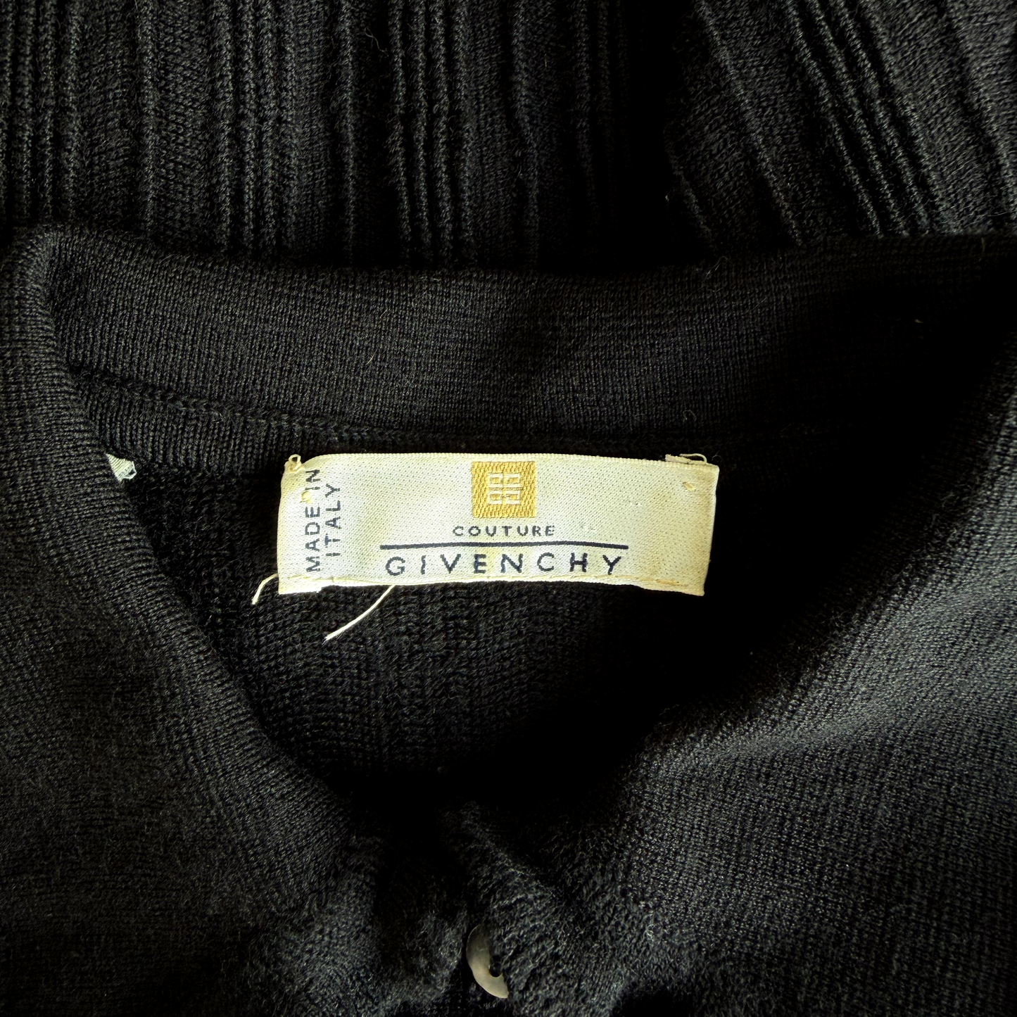 Givenchy by John Galliano AW 1996 Bow Ribbed Cardigan