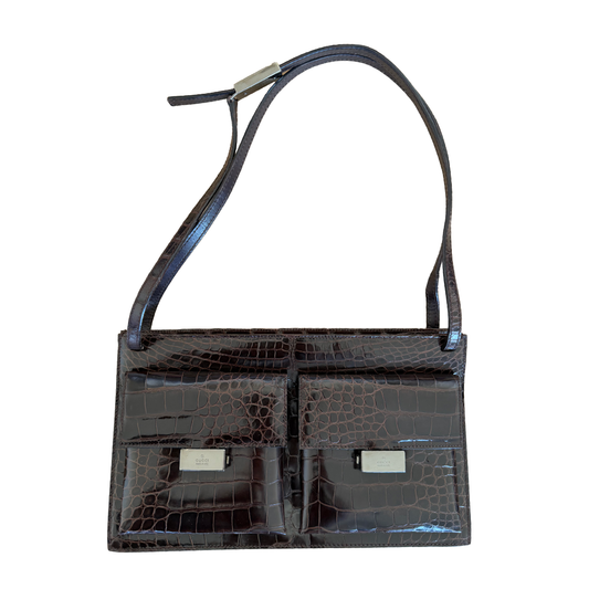 Gucci by Tom Ford Crocodile Shoulder Bag