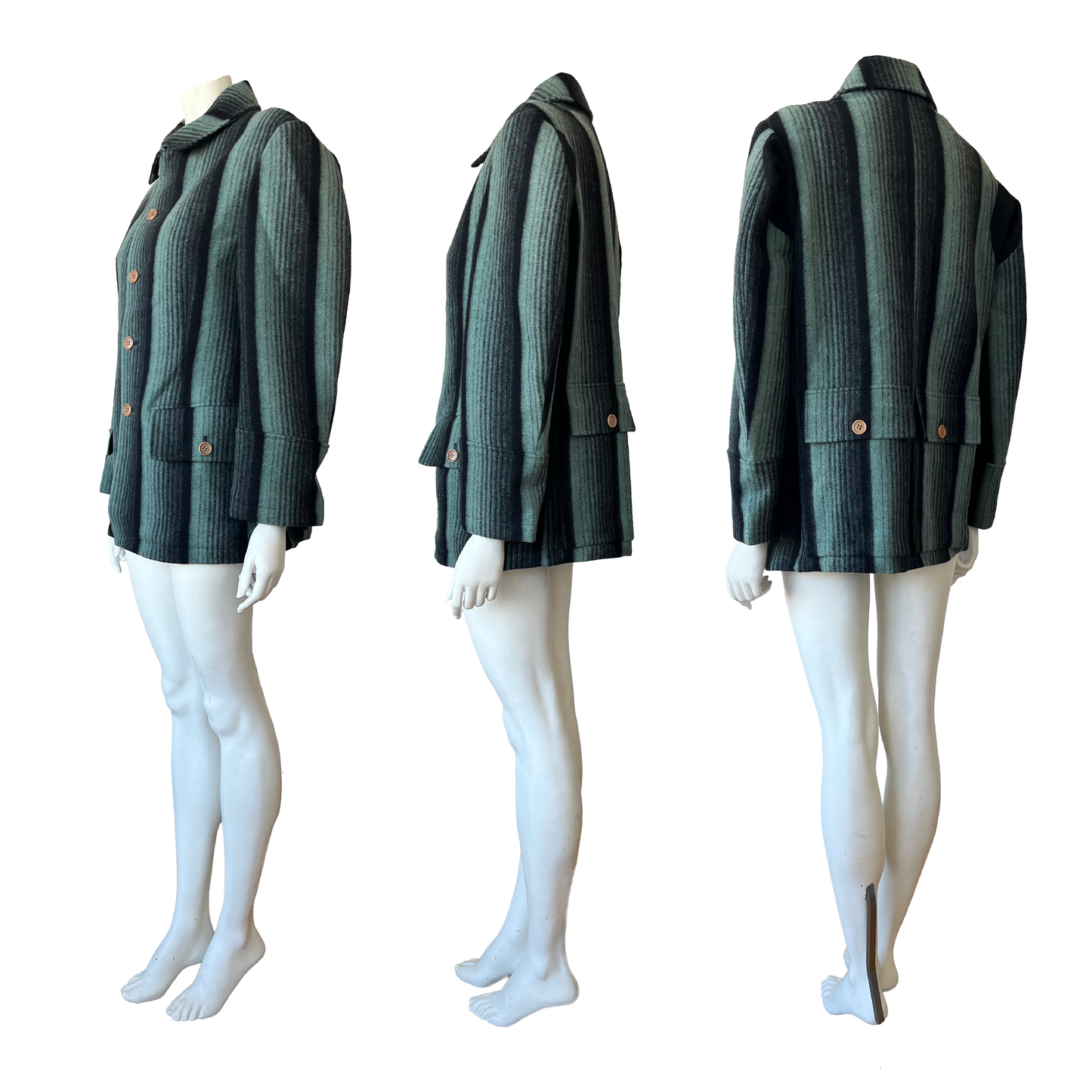 Alexander McQueen AW 1999 “The Overlook” Striped Jacket