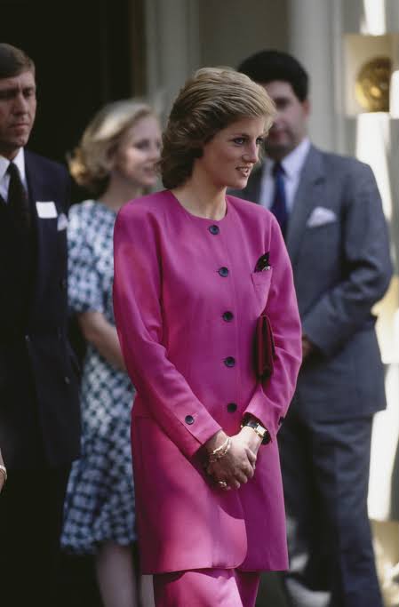 Escada "Princess Diana" Fuchsia Suit