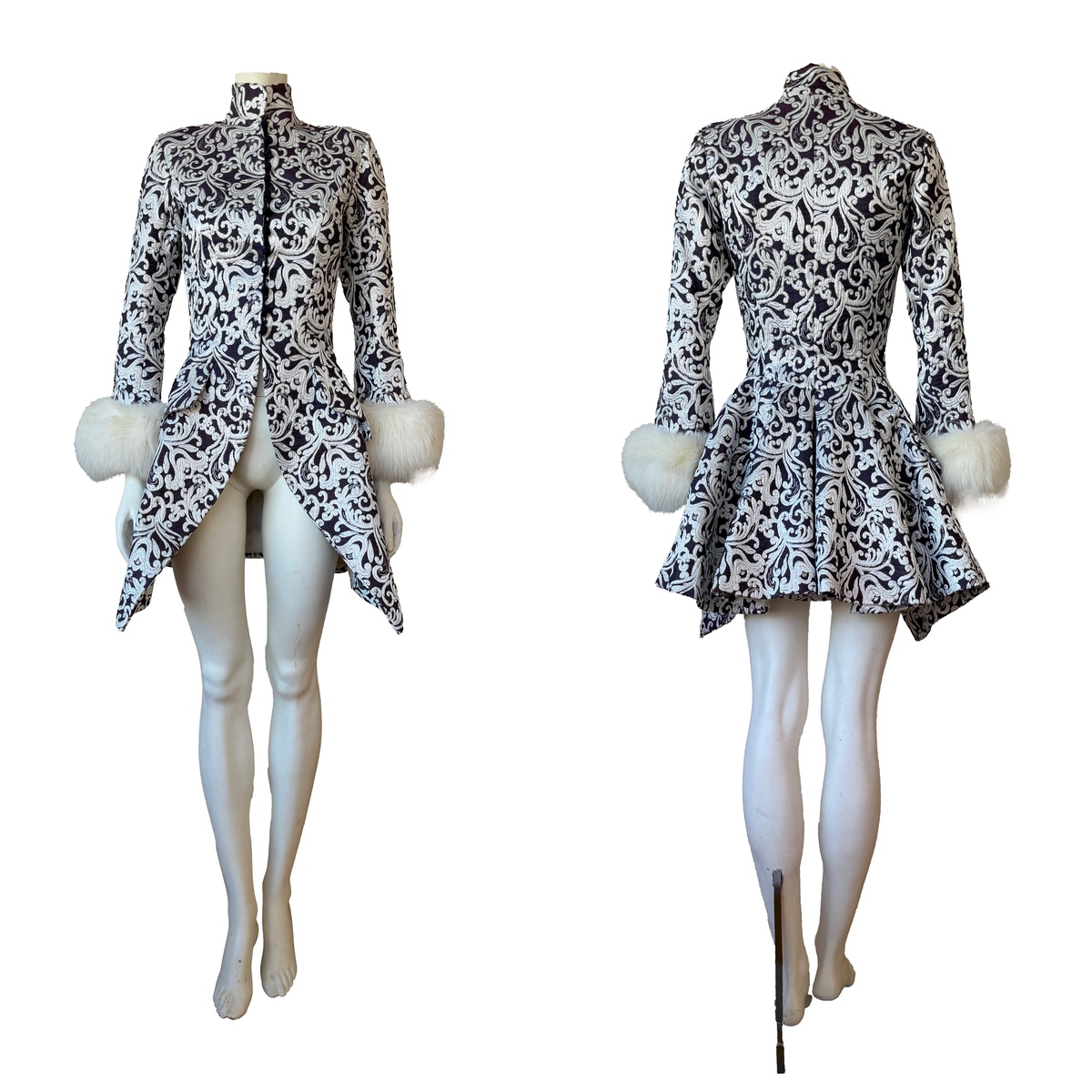 Jacques Fath AW 1994 Haute Couture Runway Coat & Vest