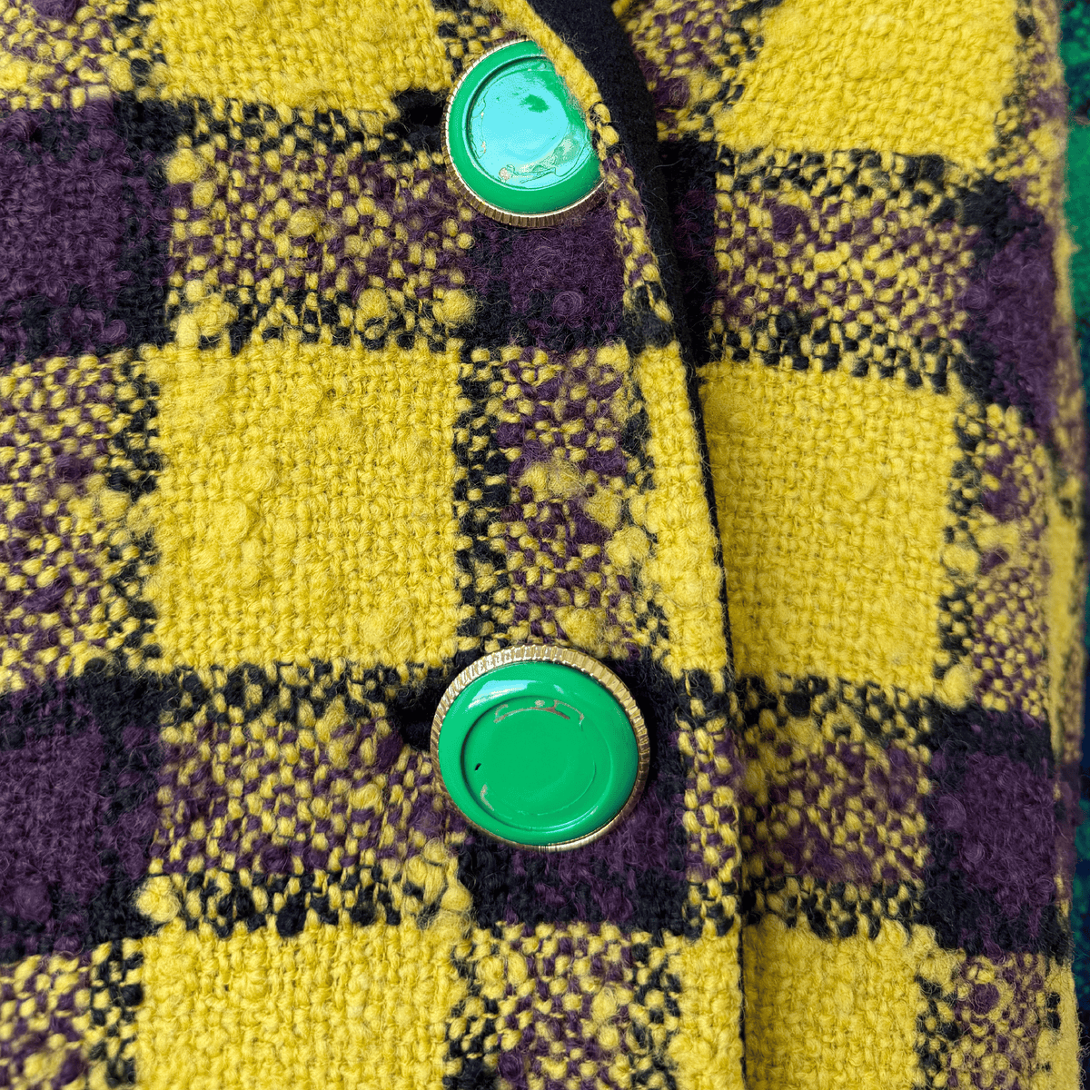 Gianni Versace AW 1991 Plaid Coat