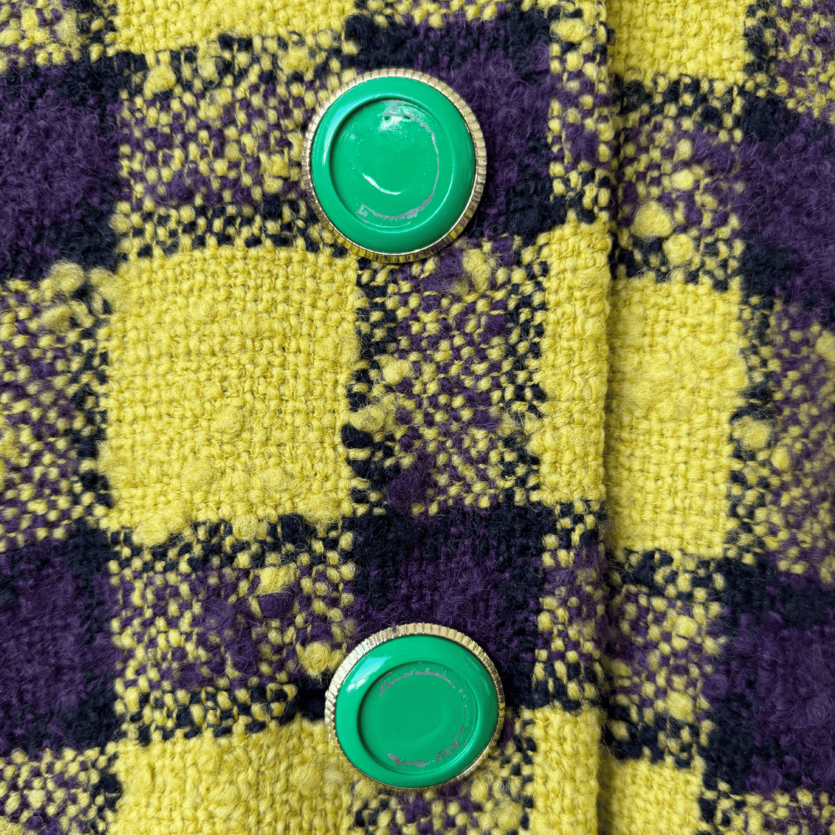 Gianni Versace AW 1991 Plaid Coat