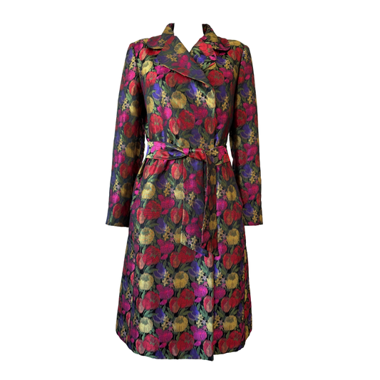 Dolce & Gabbana Floral Jacquard Coat