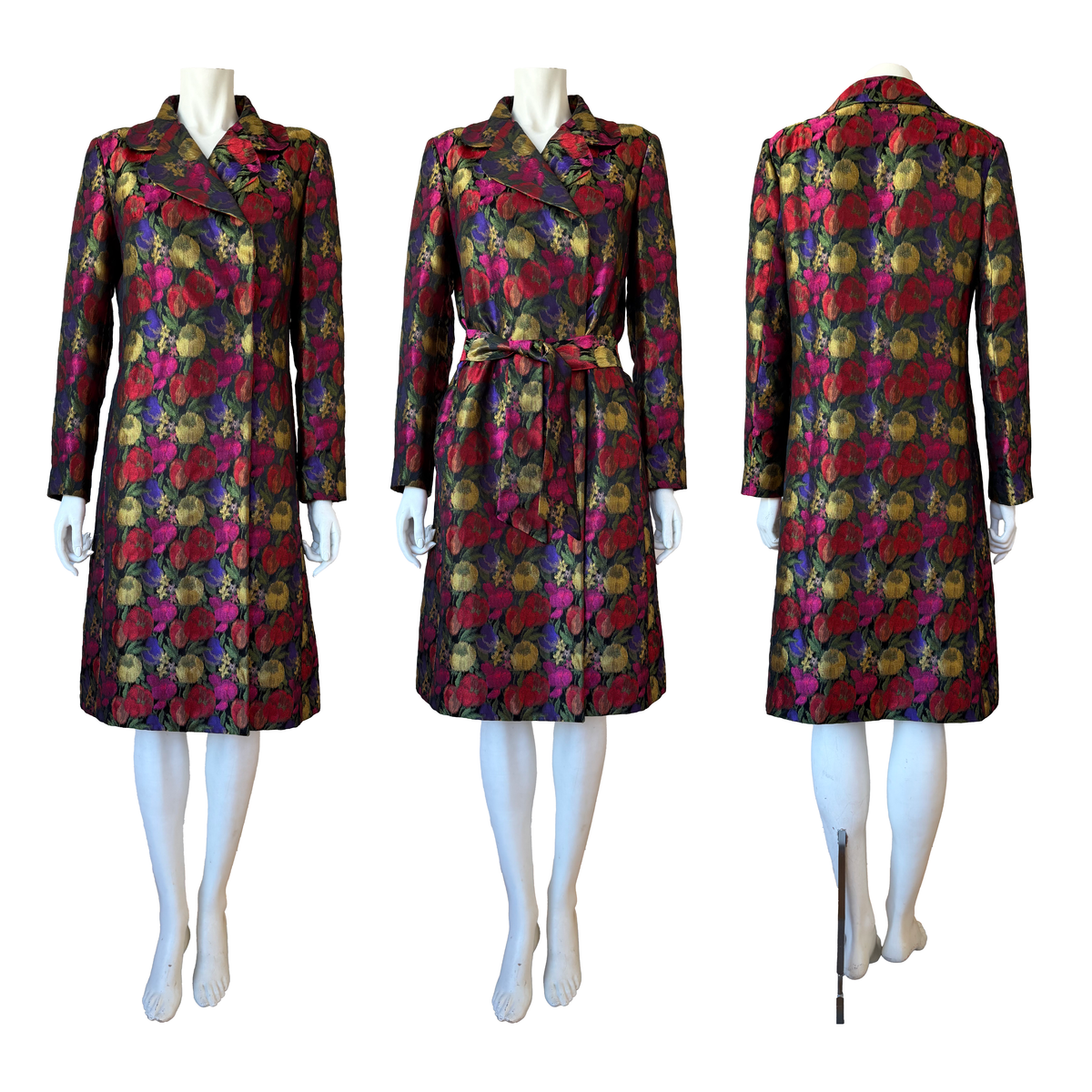 Dolce & Gabbana Floral Jacquard Coat