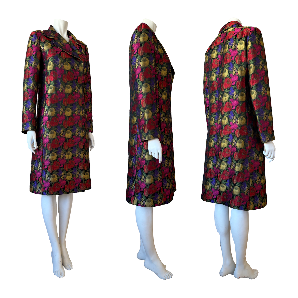 Dolce & Gabbana Floral Jacquard Coat