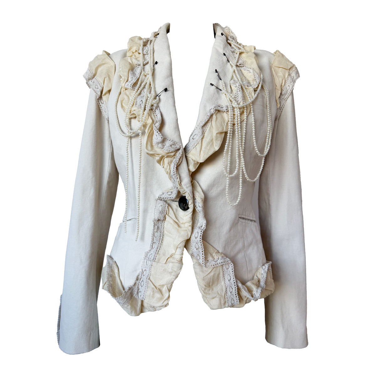 Issey Miyake AW 2005 Ruffled Pearl Jacket