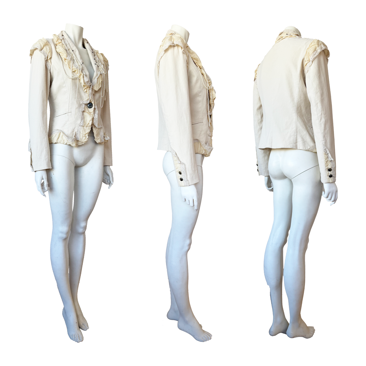 Issey Miyake AW 2005 Ruffled Pearl Jacket