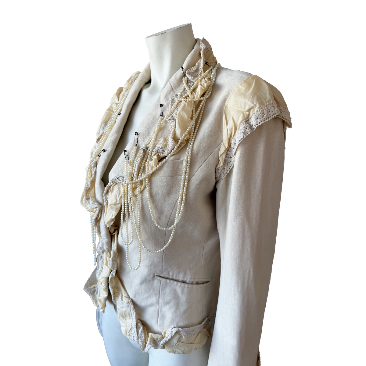 Issey Miyake AW 2005 Ruffled Pearl Jacket