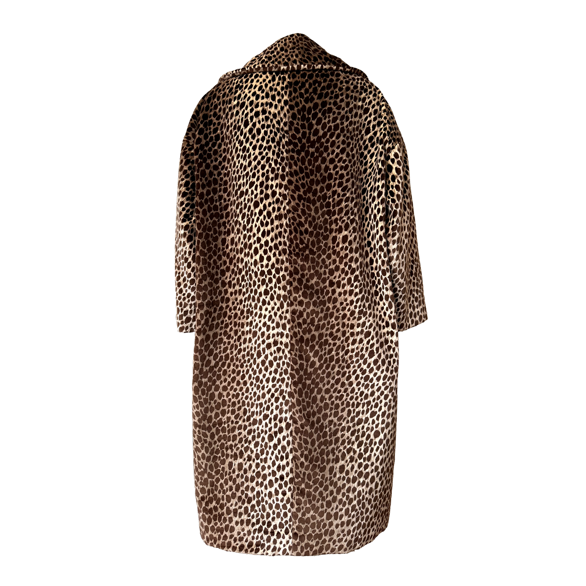 Dolce & Gabbana AW 1996 Leopard Printed Velvet Coat