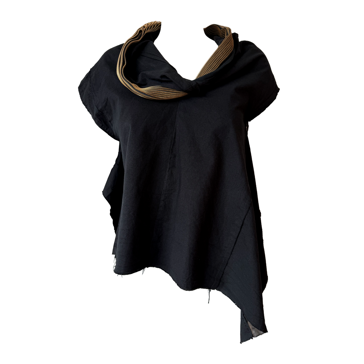Junya Watanabe SS 2005 Zip-Collar Asymmetric Top