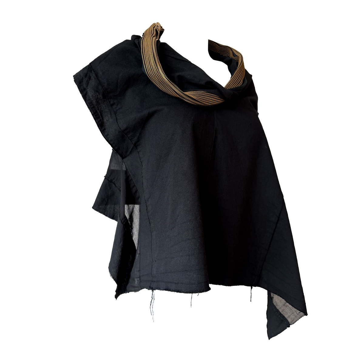 Junya Watanabe SS 2005 Zip-Collar Asymmetric Top
