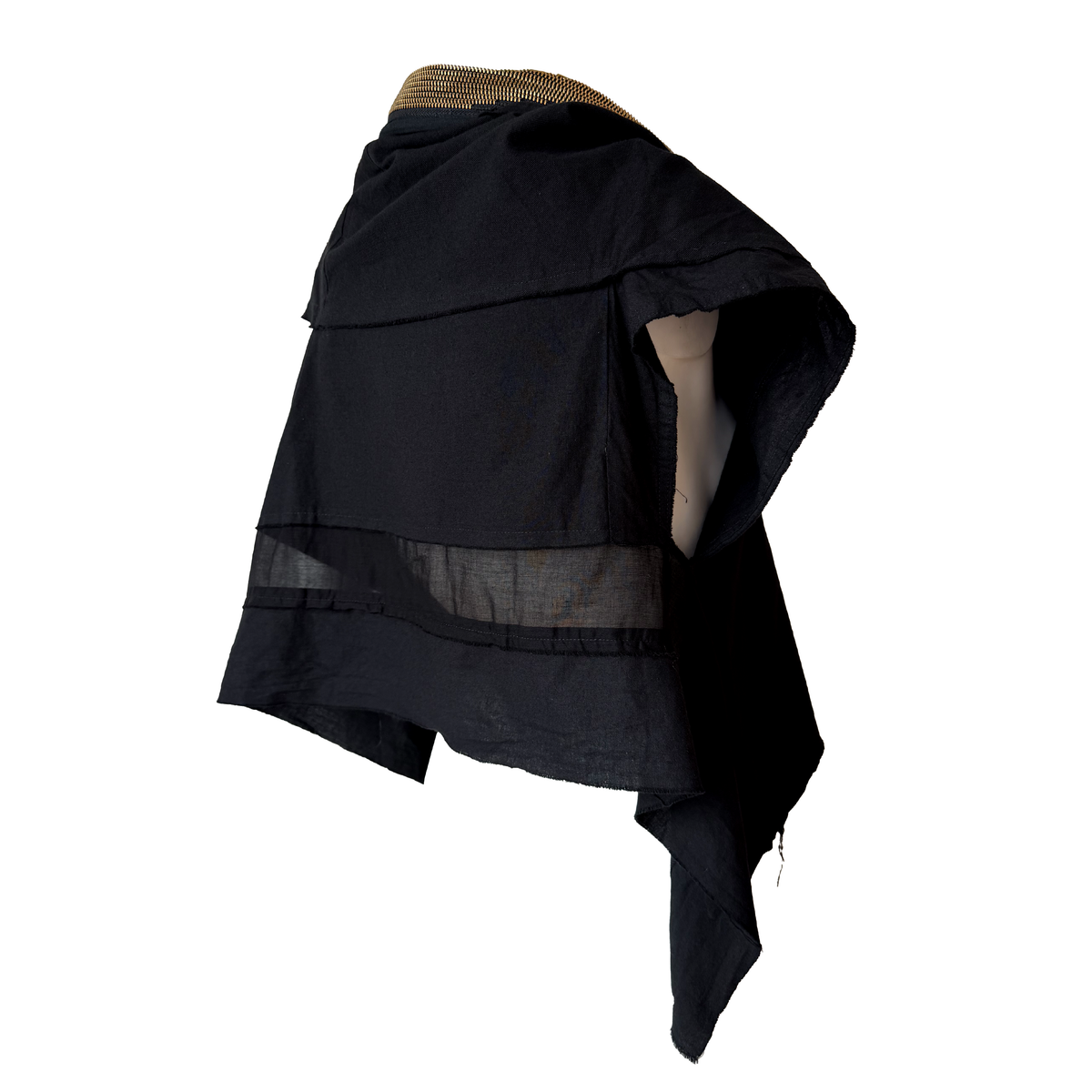 Junya Watanabe SS 2005 Zip-Collar Asymmetric Top