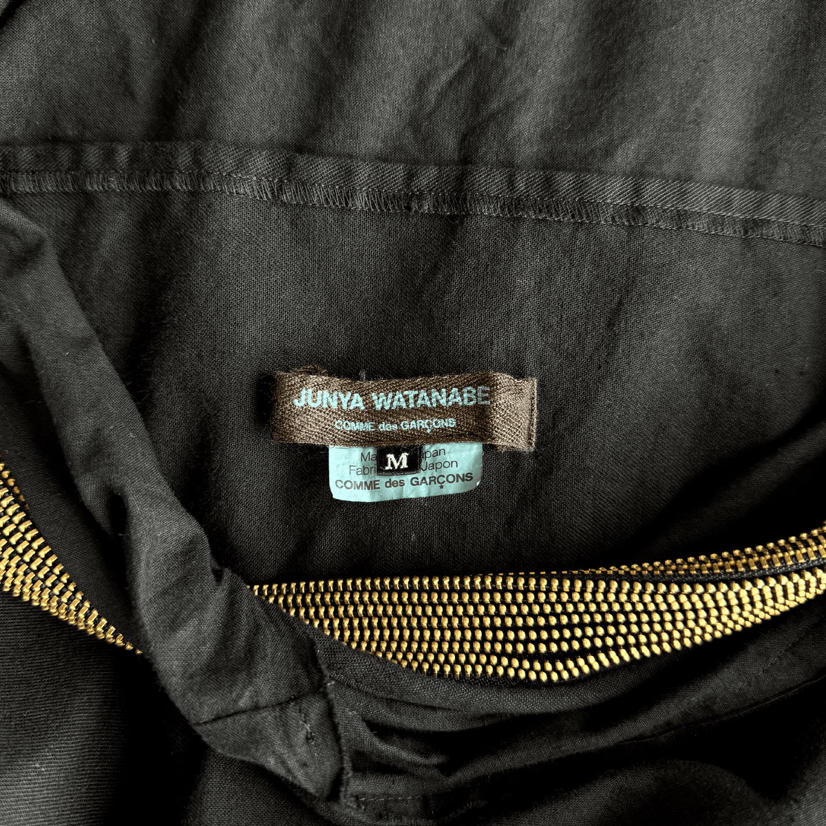 Junya Watanabe SS 2005 Zip-Collar Asymmetric Top