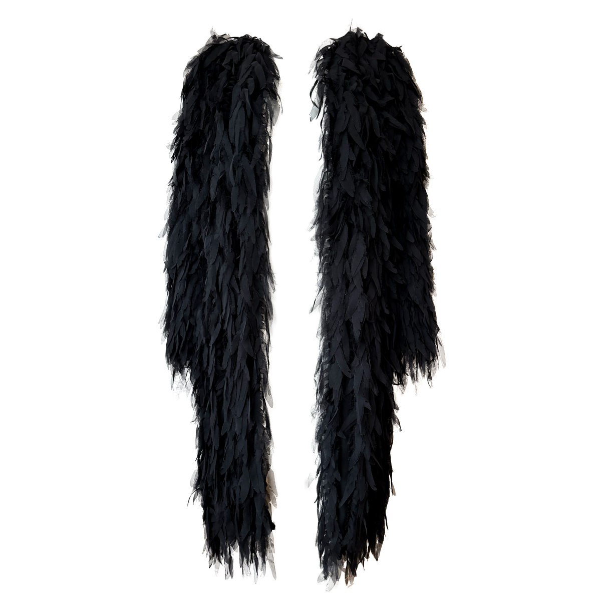 Balenciaga Silk Feather Coat