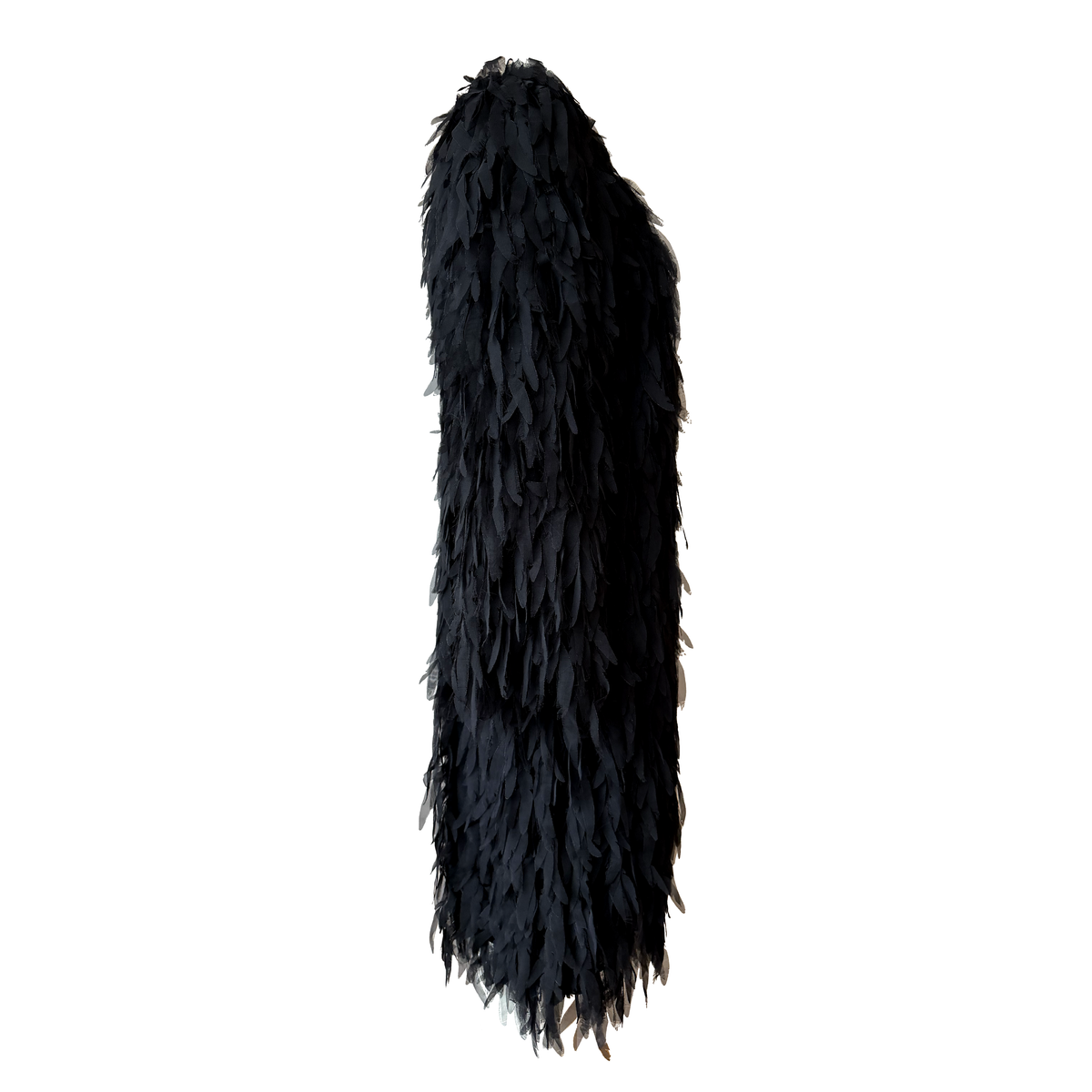 Balenciaga Silk Feather Coat