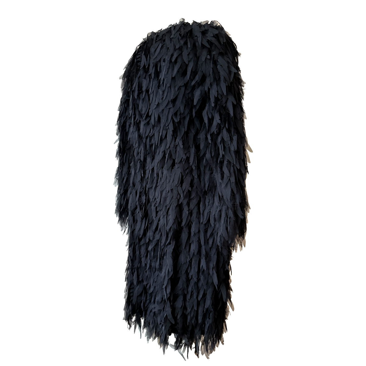 Balenciaga Silk Feather Coat