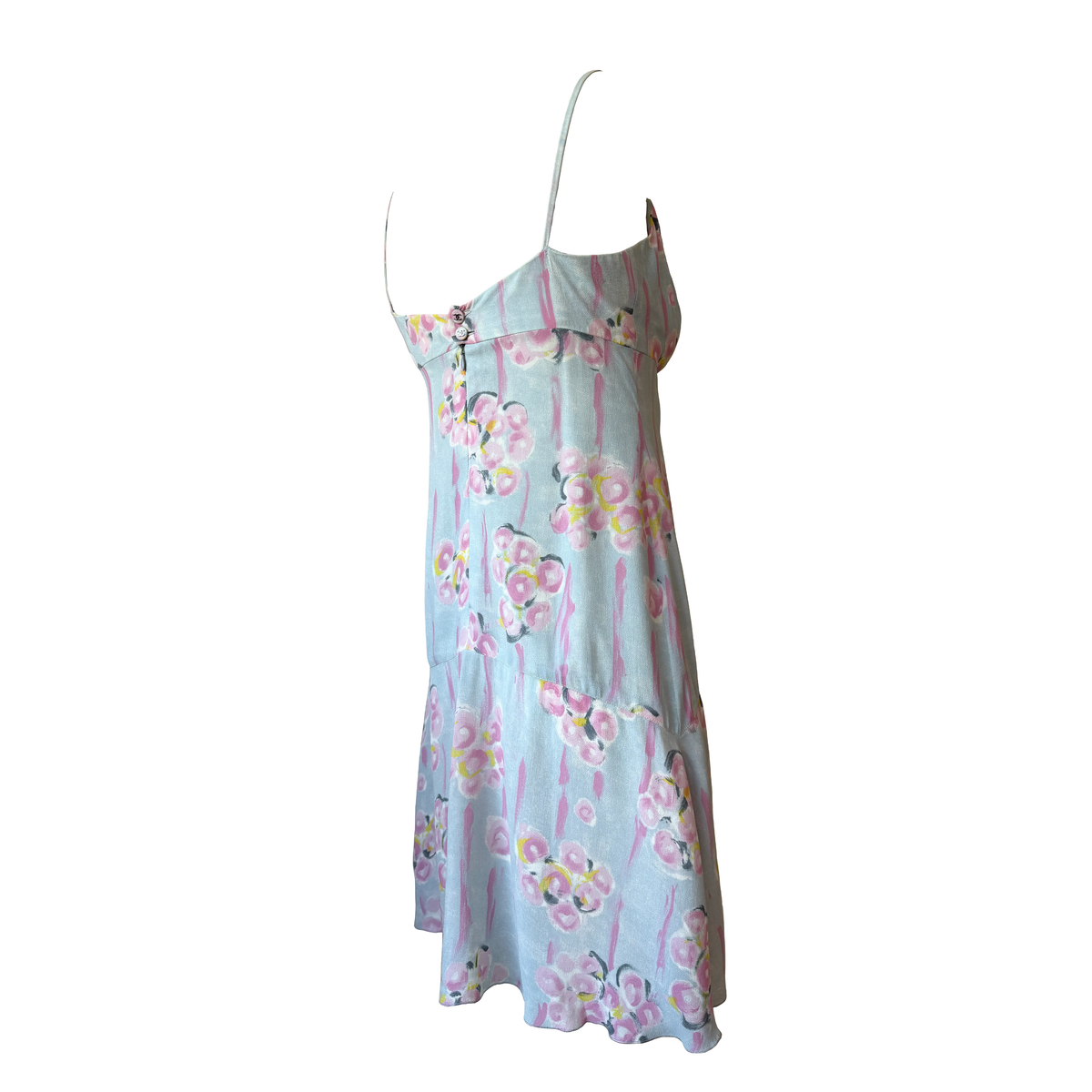 Chanel Cruise 1998 Floral Print Dress