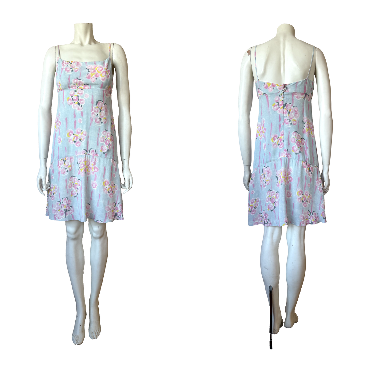 Chanel Cruise 1998 Floral Print Dress