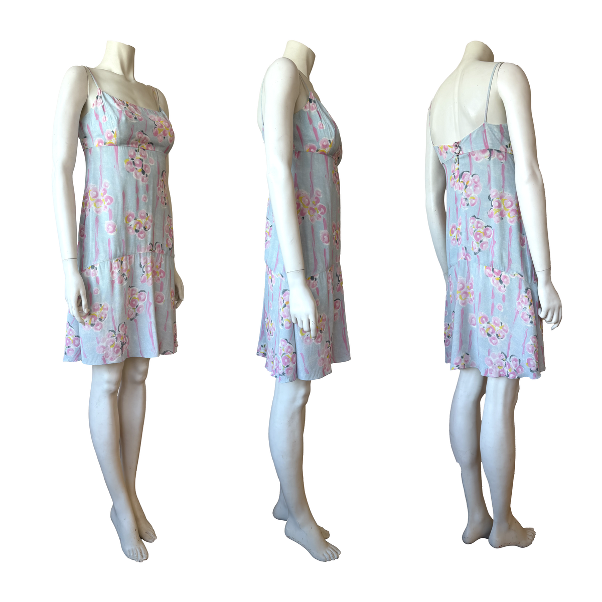 Chanel Cruise 1998 Floral Print Dress
