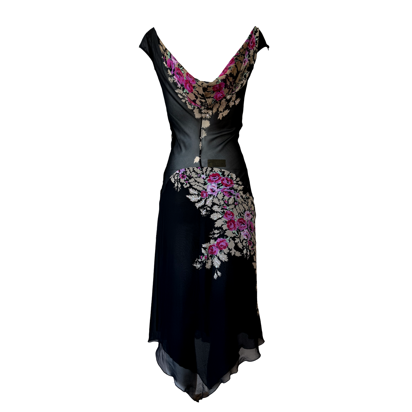 Anna Molinari Floral Silk Dress