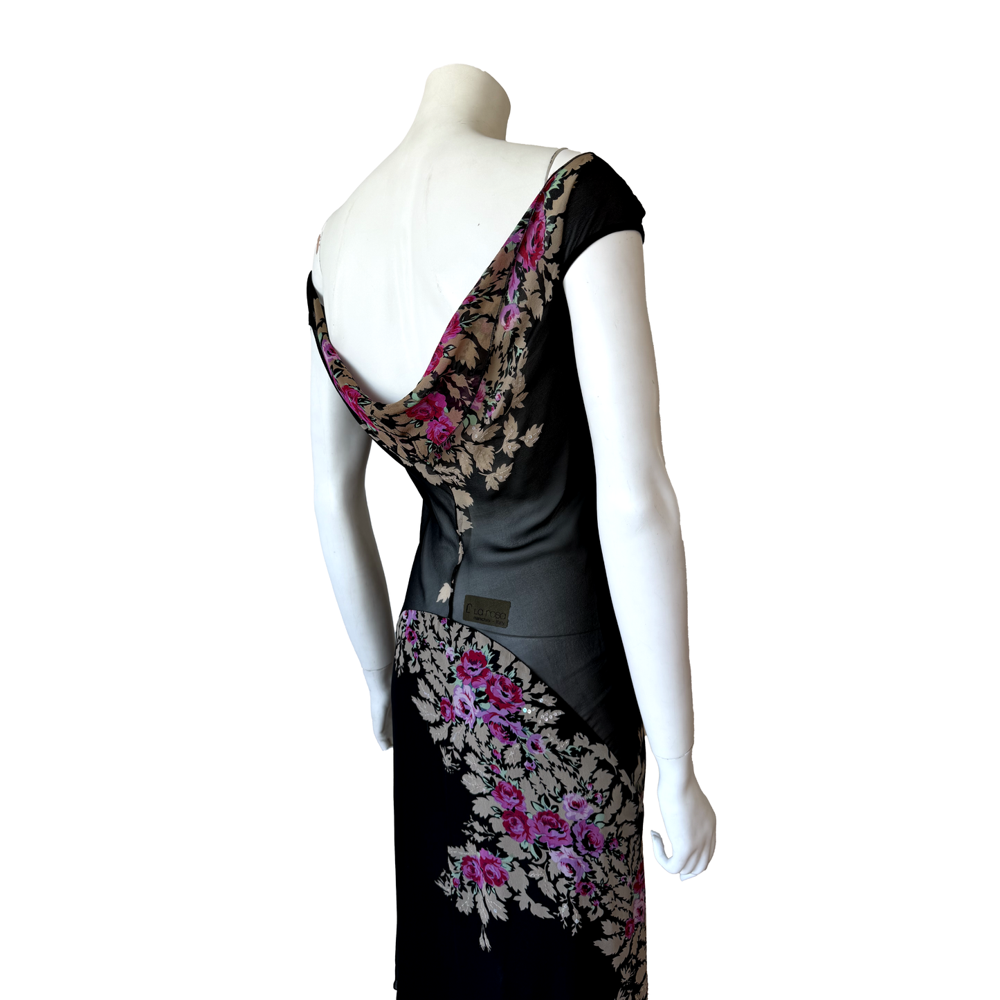 Anna Molinari Floral Silk Dress
