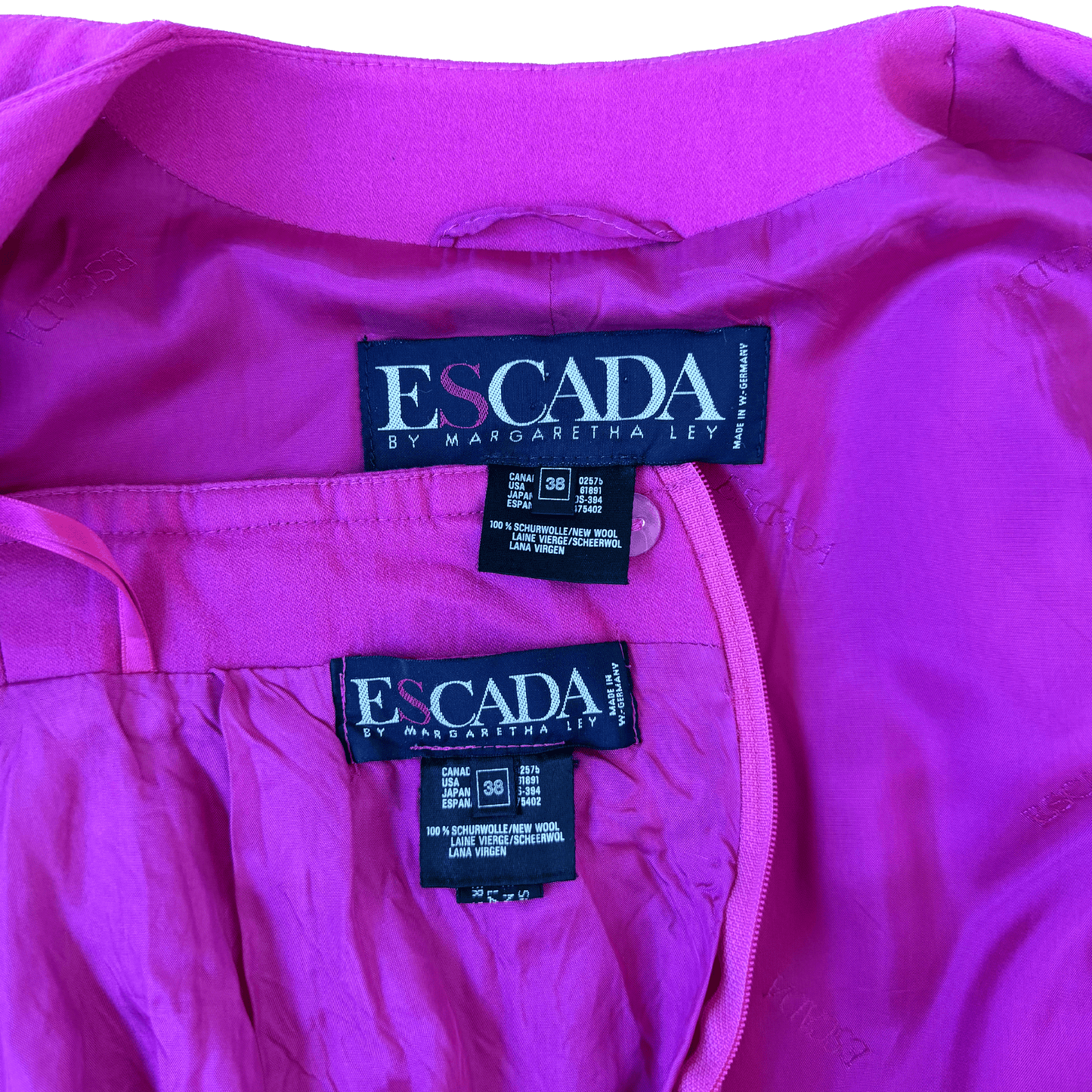 Escada "Princess Diana" Fuchsia Suit