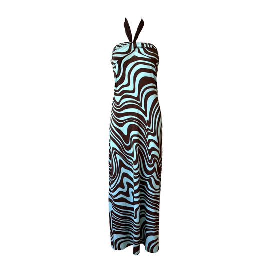 Valentino Halter Maxi Dress