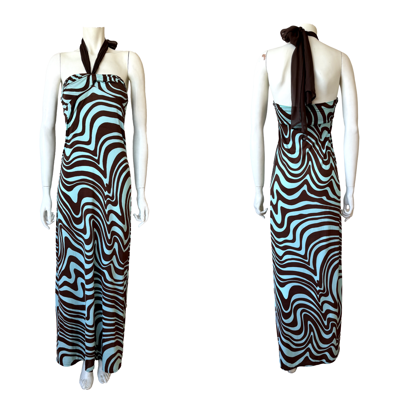 Valentino Halter Maxi Dress